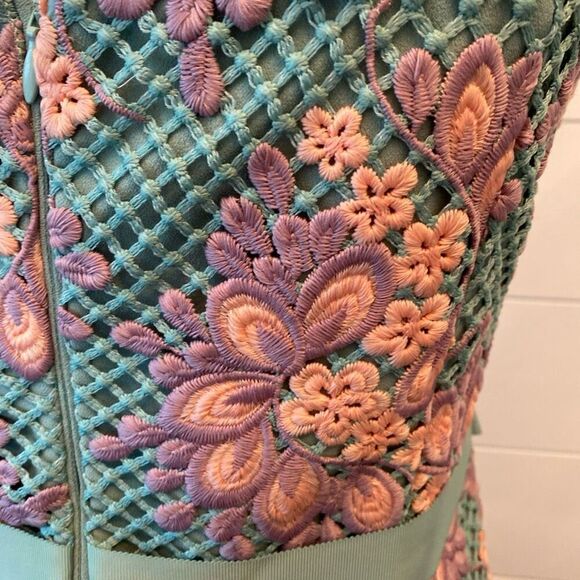 SHOSHANNA MIDNIGHT ESTER DRESS MINI COCKTAIL DRESS SIZE 12 - Picture 7 of 11